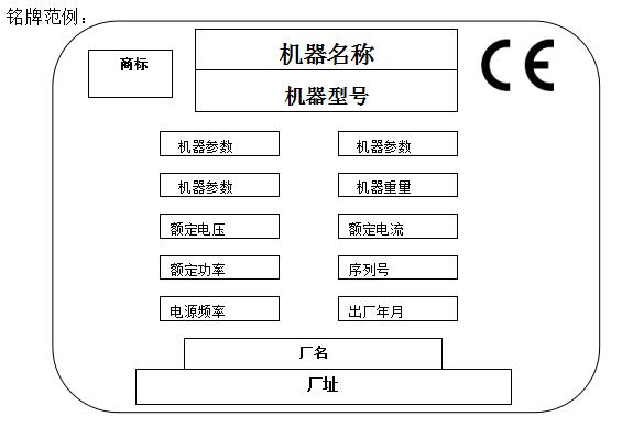 產(chǎn)品銘牌